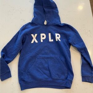 XPLR Kids' Blue Hooded Sweatshirt